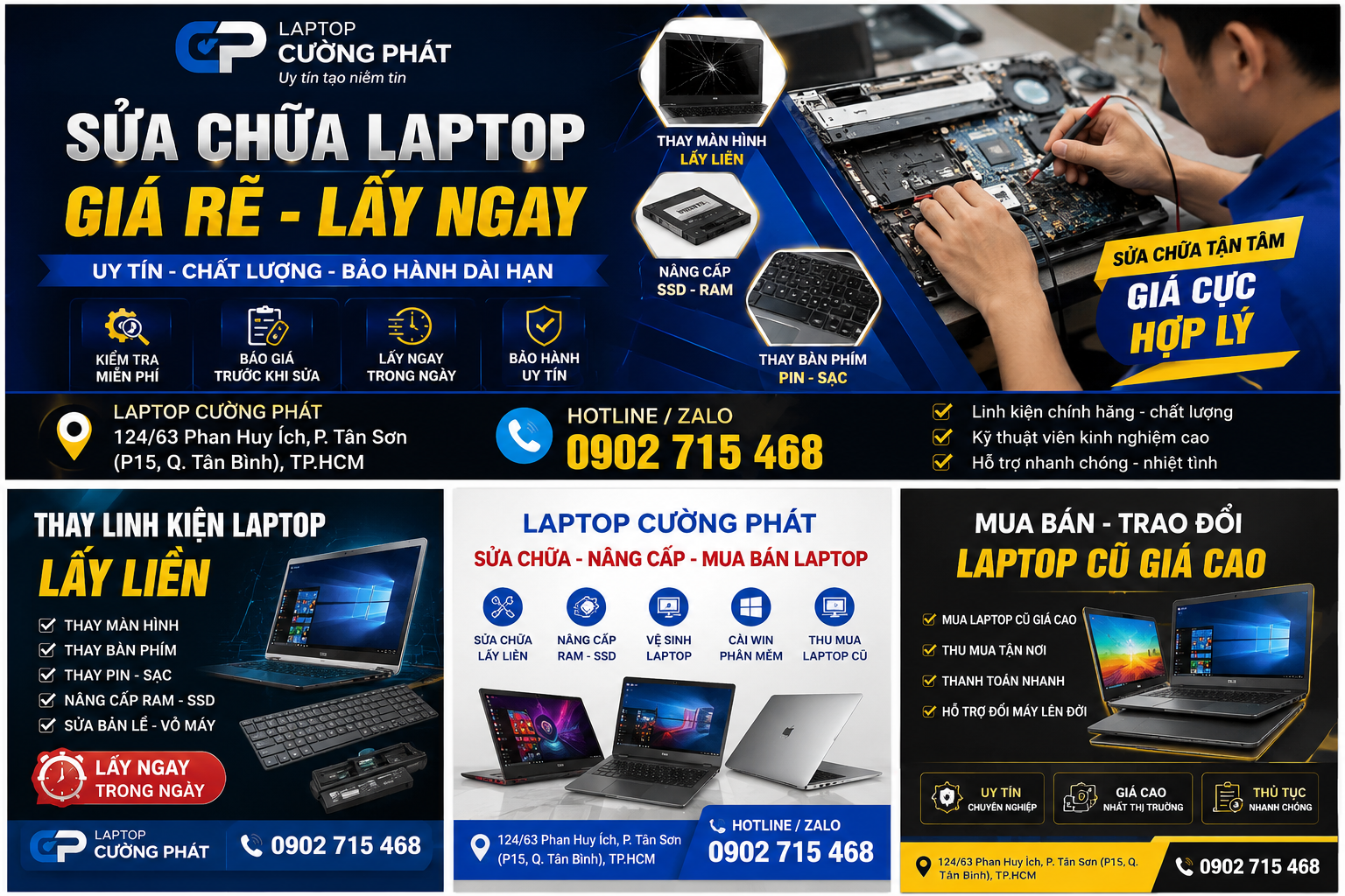 sửa chửa laptop nâng cấp laptop lấy liền